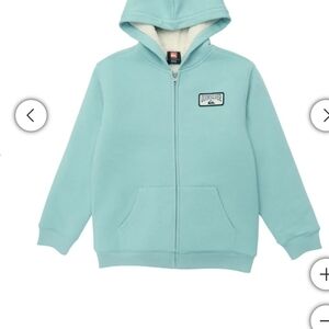 Quiksilver Kids' Turquoise Blue Hoodie Size 5/6